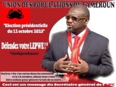UNION DES POPULATIONS DU CAMEROUN (UPC) : La forte participation à l’élection présidentielle de 2025 comme leitmotiv